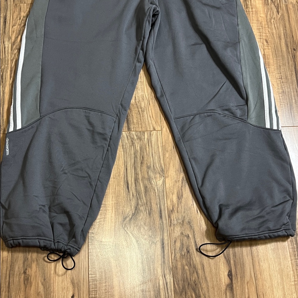 Adidas Track Fleece Pants With Oklahoma City Thunder logo and ClimaWarm Sz L - Picture 5 of 12